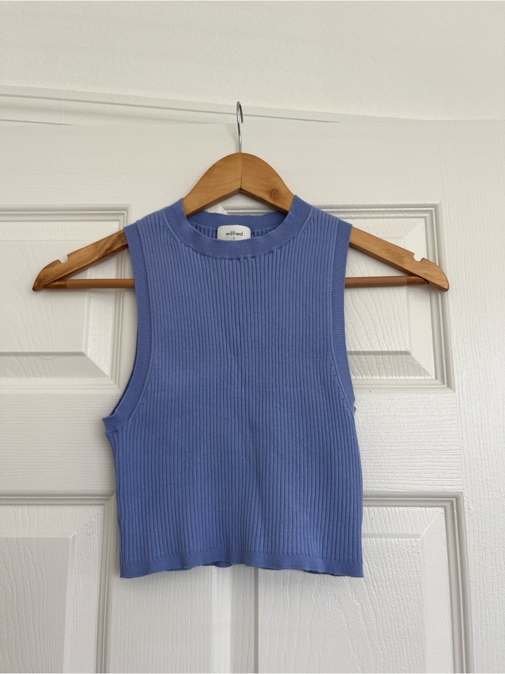 Aritizia Wilfred Ribbed Cropped Tank S